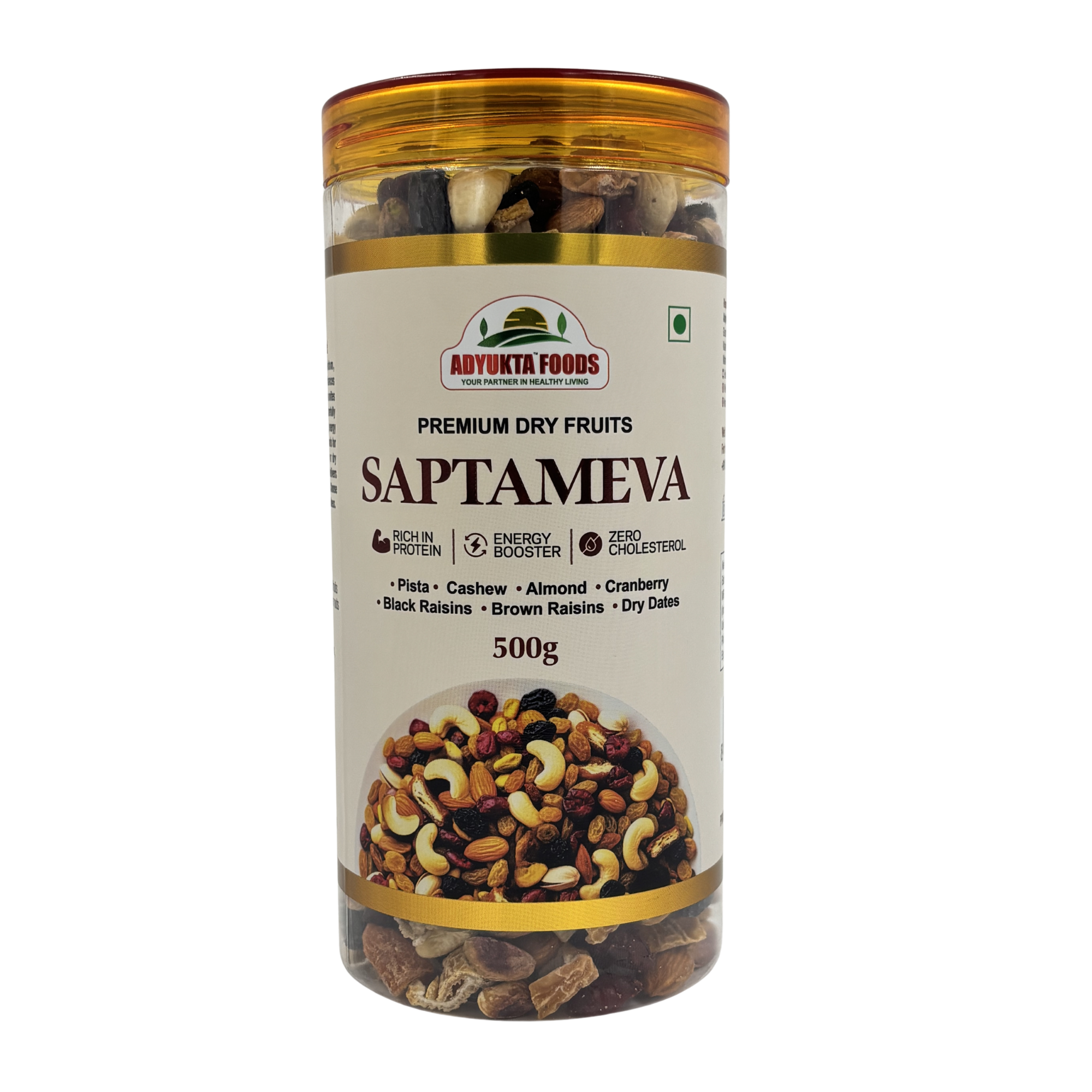 Saptameva premium dry fruits jar